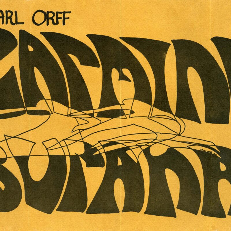 Carmina Burana poster May 1970
